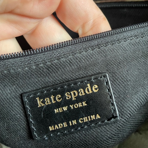 Kate Spade Small Tote Shoulder Bag in Gold and Black with Classic Print - Picture 5 of 14